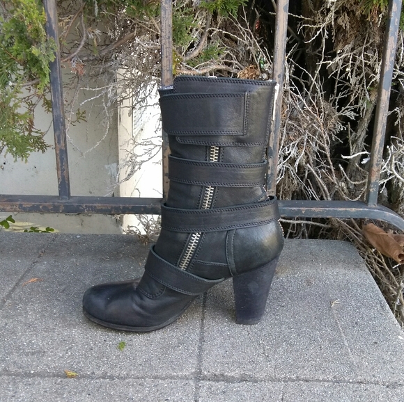 Chloe Strappy Buckle Boots - Picture 6 of 8